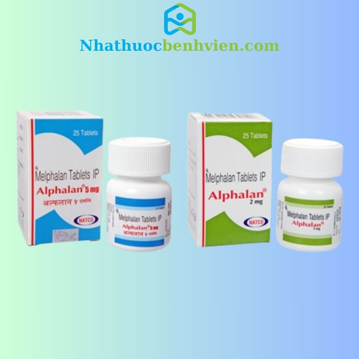 Alphalan ( Melphalan ) NATCO hộp 25 viên - Điều trị ung thư thumbnail 1