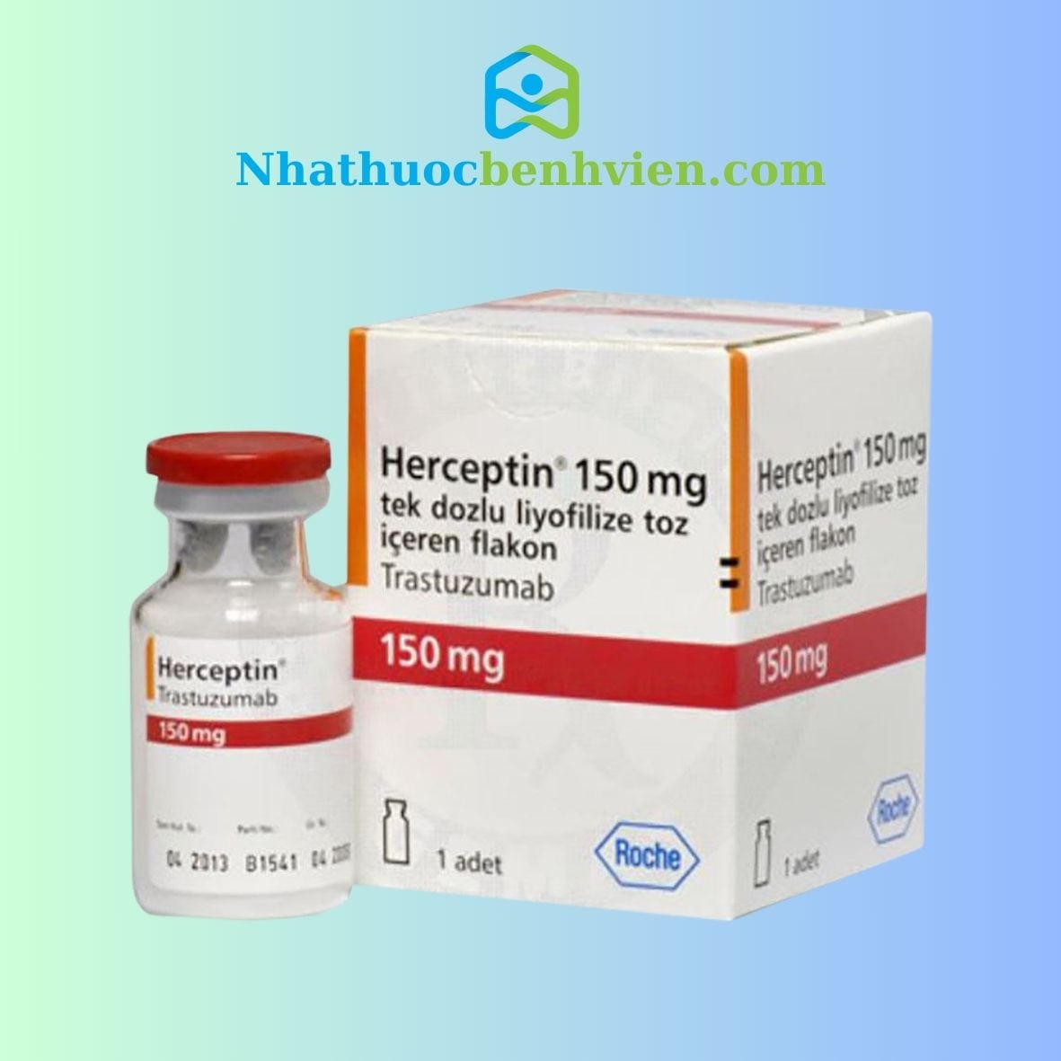 Herceptin 150mg ( Trastuzumab 150mg ) - Thuốc miễn dịch điều trị Ung Thư thumbnail 1