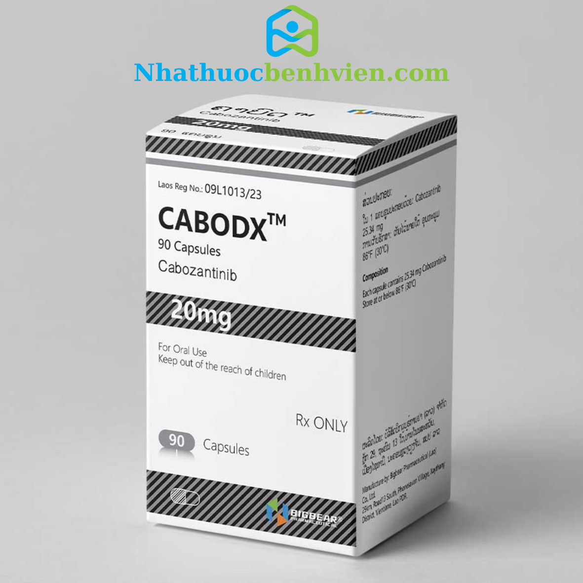 CABODX ( Cabozantinib 20/60/80mg ) - Điều trị ung thư Tuyến giáp thumbnail 1