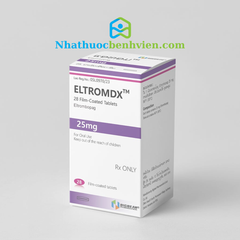 ELTROMDX ( Eltrombopag 25mg ) hộp 28 viên - Điều trị giảm tiểu cầu vô căn