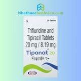 Tipanat 20 ( Trifluridine 20mg/ Tipiracil 8,19mg ) NATCO hộp 20 viên - Điều trị ung thư Trực Tràng