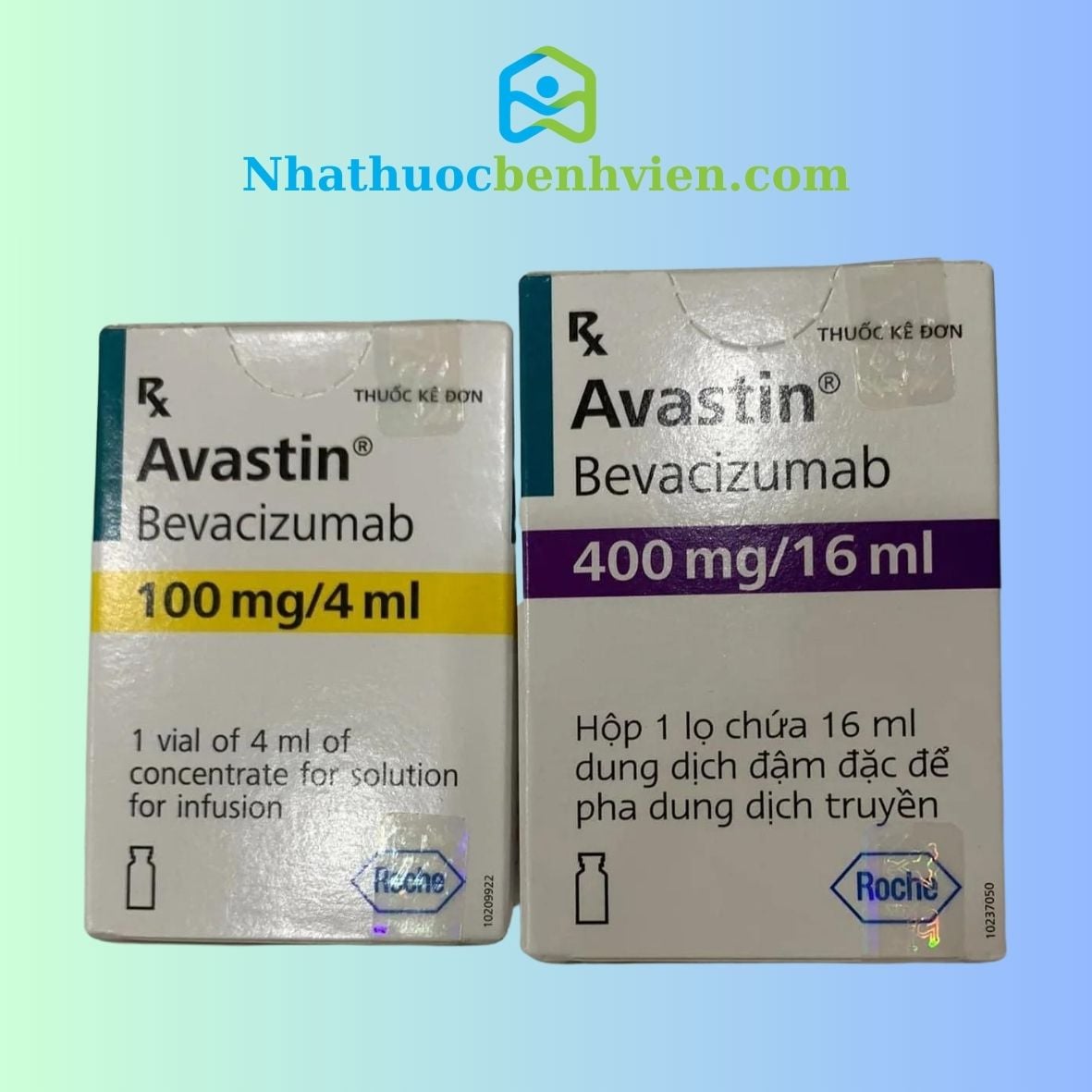 Avastin 100mg/4ml - 400mg/16ml ( Bevacizumab 25mg/ml ) - Thuốc miễn dịch điều trị ung thư thumbnail 1