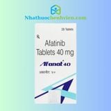 Afanat 40 ( Afatinib 40mg ) NATCO hộp 28 viên - Điều trị ung thư Phổi
