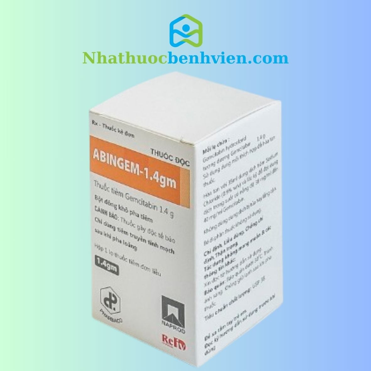 Gemlieva Gemcitabine 1g tiêm - Điều trị ung thư thumbnail 2