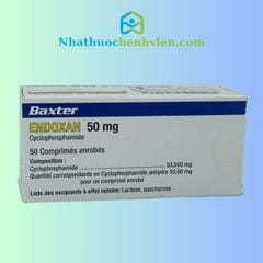 ENDOXAN 50MG ( Cyclophosphamid 50mg ) hộp 50 viên