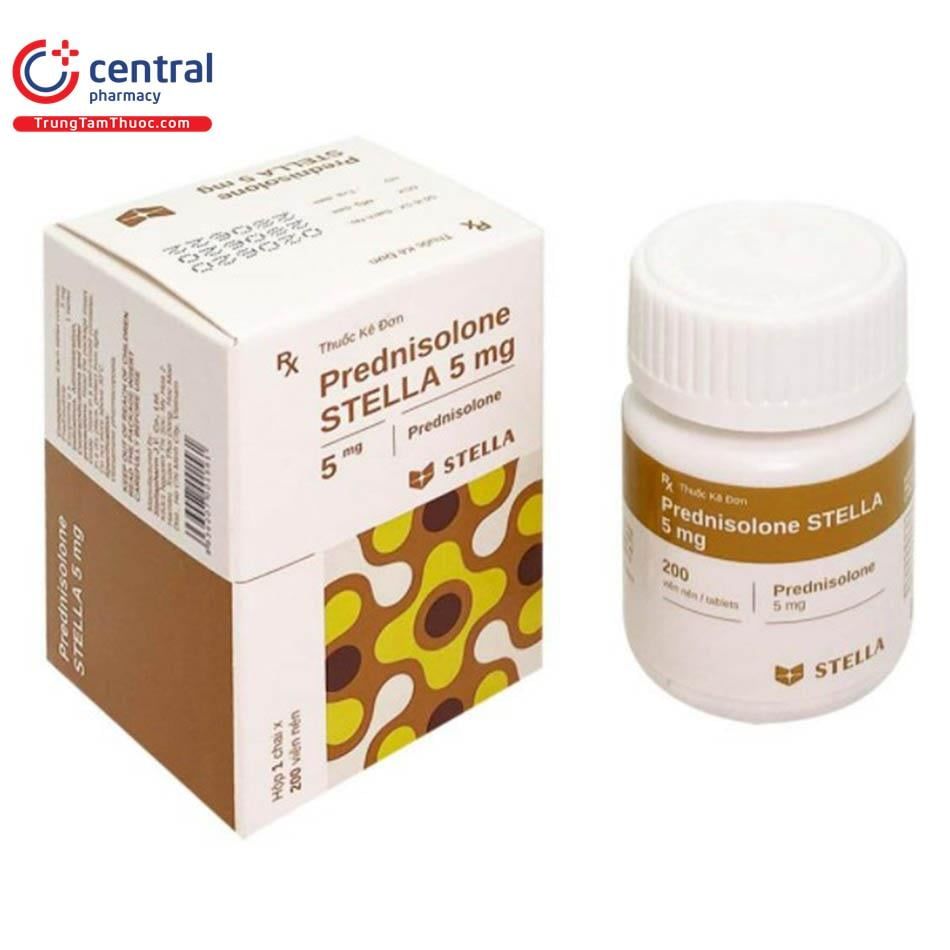 Thuốc Prednisolon STELLA 5mg - chống viêm, chống dị ứng – Nhà Thuốc ...