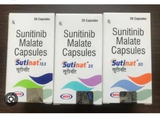 Sutinat 50 ( Sunitinib 50mg ) NATCO hộp 28 viên - Điều trị ung thư