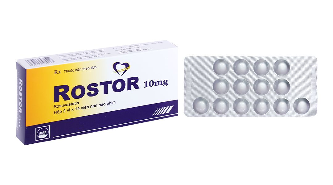 Rostor 10mg trị tăng mỡ máu (2 vỉ x 14 viên) – Nhà Thuốc Bệnh Viện
