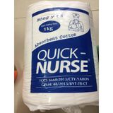 Bông y tế Quick Nurse dùng cho vết thương ngoài da, sát trùng