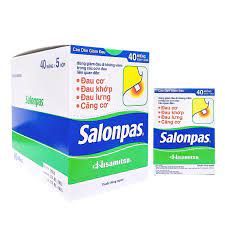 Salonpas Hộp lớn (40 miếng x 5 hộp nhỏ)
