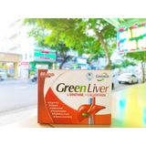 Viên uống bổ gan Green Liver hộp 60 viên bổ sung L-Glutathion
