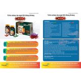 Viên uống ăn ngon ngủ tốt Đông Trùng Saffron loại 2 hộp uống sáng & tối hiệu quả cao
