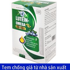 Viên uống bổ mắt LUTEIN OMEGA DH95A - giảm thoái hóa võng mạc, cận thị, loạn thị và đục thủy tinh thể - hộp 30 viên