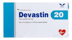 Devastin 20 - Rosuvastatin - H/3*10 viên