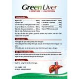 Viên uống bổ gan Green Liver hộp 60 viên bổ sung L-Glutathion