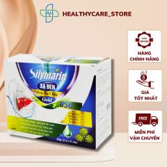 Viên bổ gan Silymarin Xạ Đen Diệp Hạ Châu Gold - Giải độc gan hiệu quả từ thảo dược an toàn hiệu quả - Hộp 60 viên