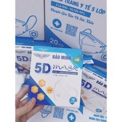 Khẩu trang 5D kháng khuẩn Bảo Minh
