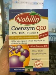 NOBILIN (hộp 30 viên) Coenzym Q10 hỗ trợ giảm Cholesterol máu