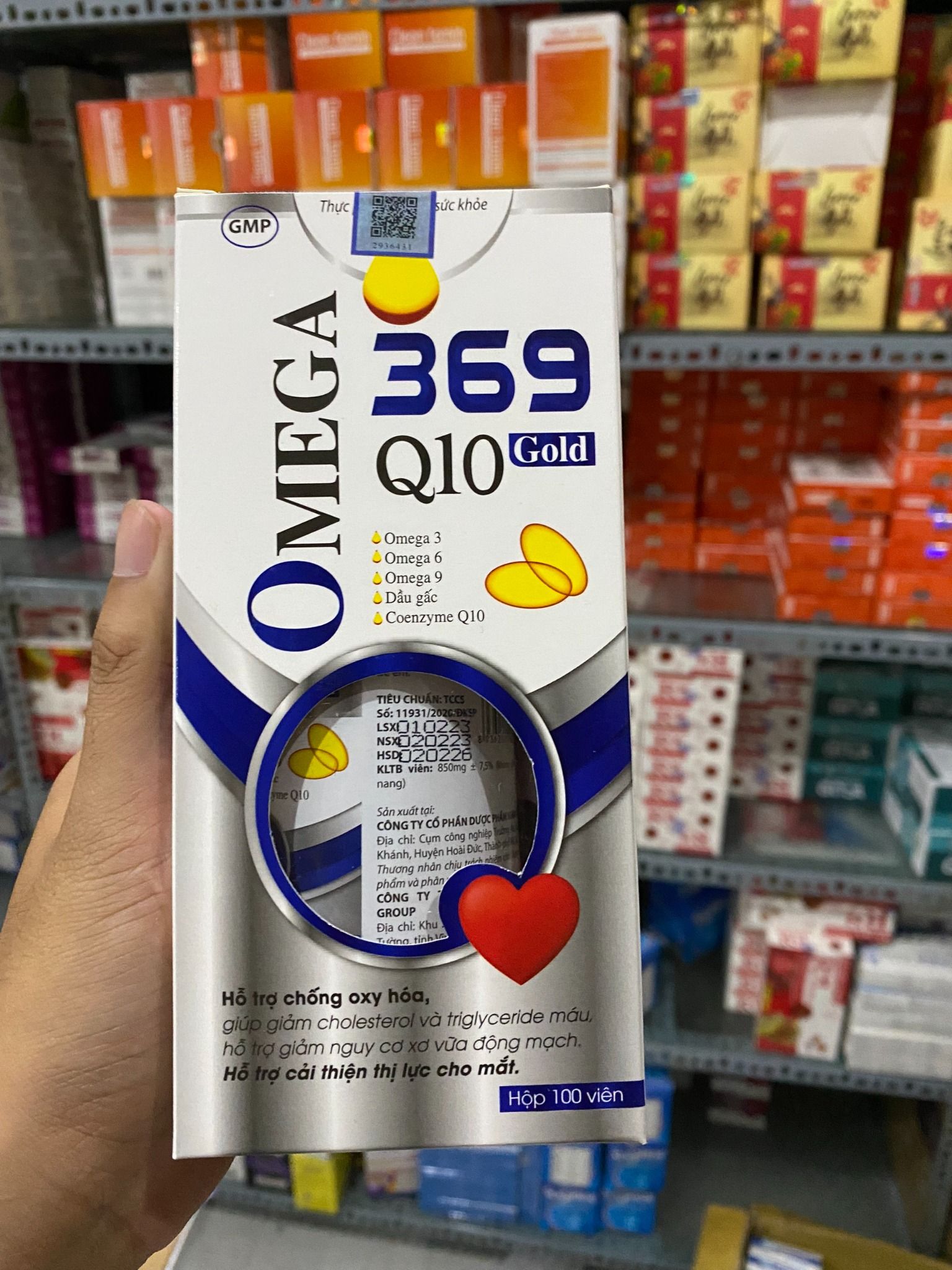 Omega 369 - Q10 Gold lọ 100 viên – Nhà Thuốc Bệnh Viện