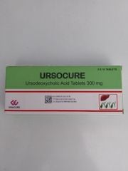 Ursocure 300mg - Thuốc điều trị xơ gan mật, sỏi túi mật