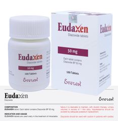 Eudaxen ( Diazoxide 50mg ) hộp 100 viên - EVEREST
