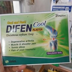 DIFEN plaster Cool (diclofenac sodium 15mg)
