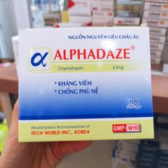 Alphadaze (Chymotrysin 4.2mg) hộp 100 viên