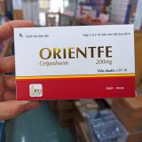ORIENTFE (Cefpodoxim 200mg) hộp 1 vỉ x 1o viên