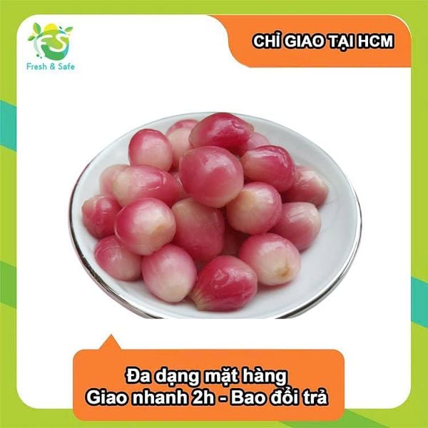  [Chỉ Giao HCM] Hành tím củ Ấn lột - 500g 