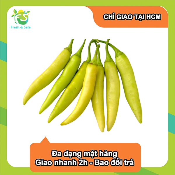  [Chỉ Giao HCM] Ớt sừng vàng/ Batri 