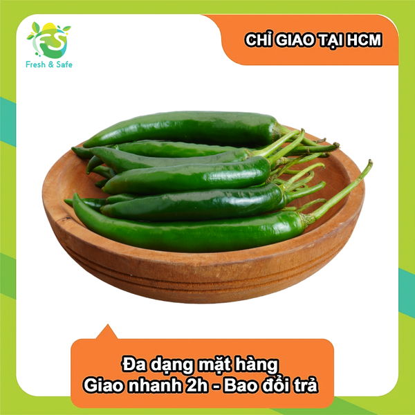  [Chỉ Giao HCM] Ớt sừng xanh HQ 