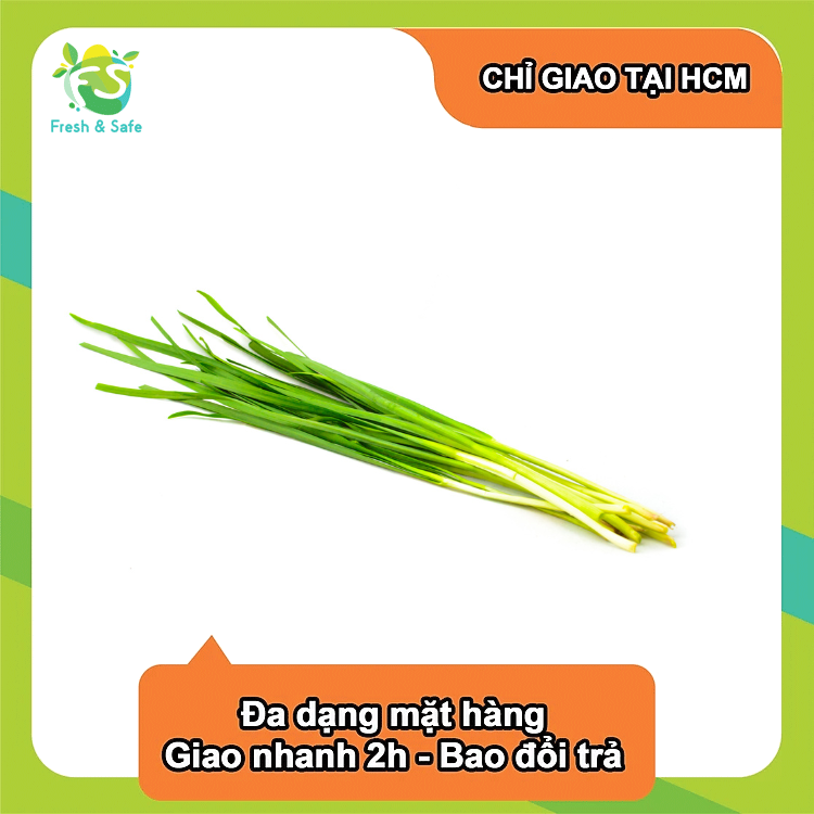  [Chỉ Giao HCM] Hẹ lá - 200gr 