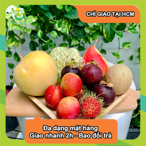  Trái Cây Cúng - Combo NGŨ PHÚC 6 (Hàng tươi đẹp) 