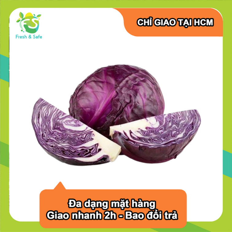  [Chỉ Giao HCM] Bắp cải tím - 500g 