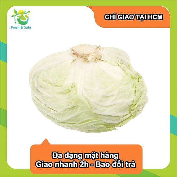  [Chỉ Giao HCM] Bắp cải trắng - 1kg 