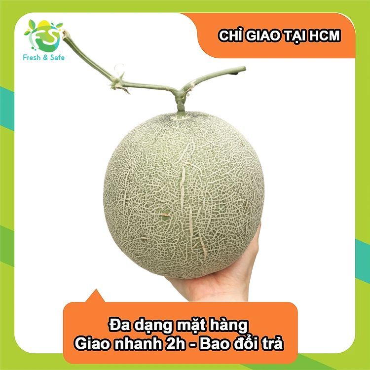  Dưa Lưới Tròn - Trái 1.3Kg 