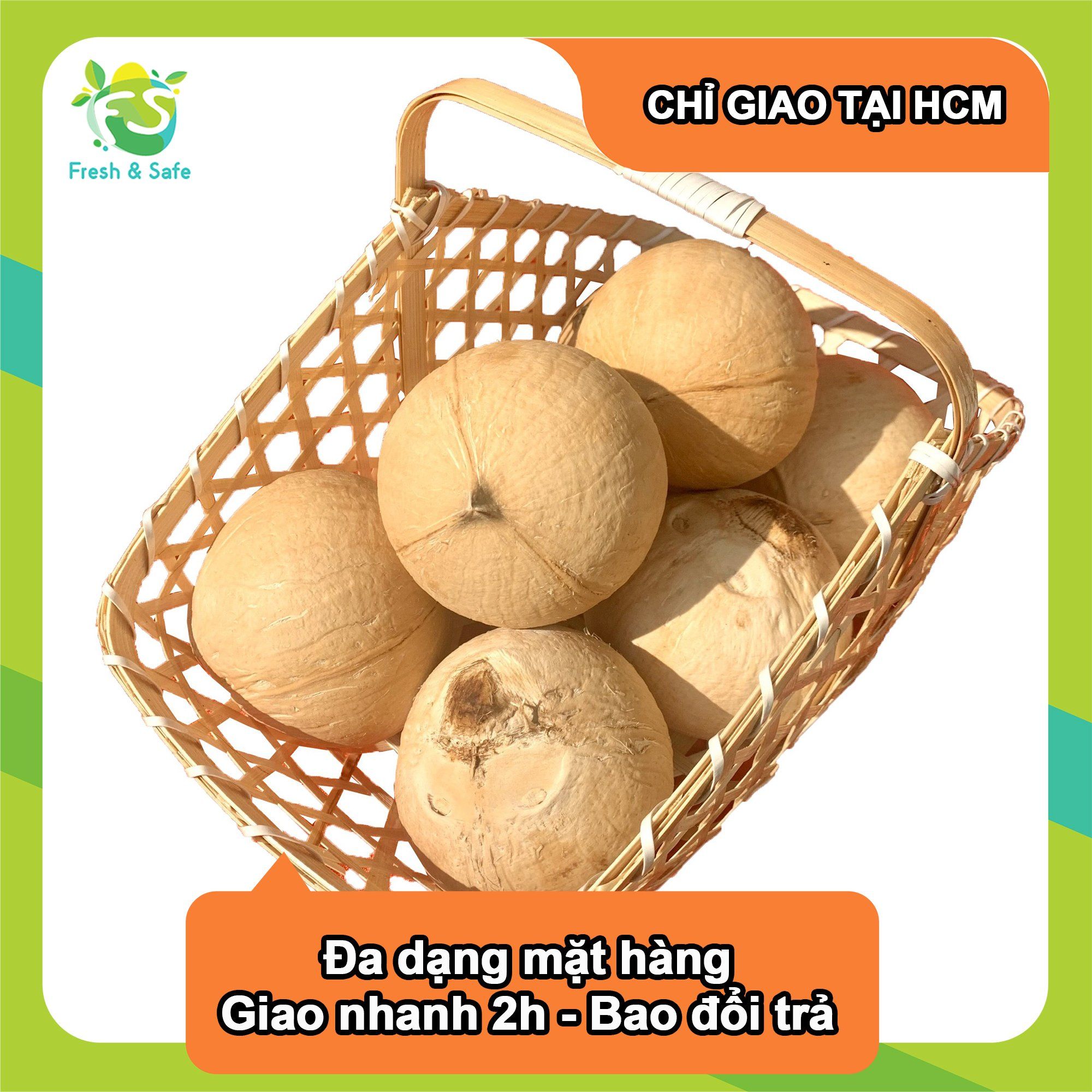  [Chỉ Giao HCM] Dừa tiện lợi - Combo 3 trái 