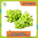  [Chỉ Giao HCM] Nho xanh mẫu đơn - chùm 1kg 