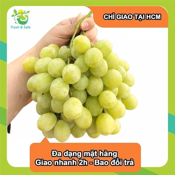  [Chỉ Giao HCM] Nho xanh không hạt Mỹ - 500g 