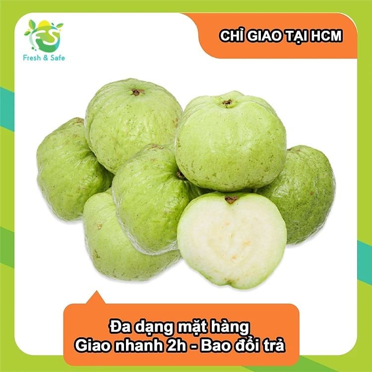  Ổi nữ hoàng (Ổi không hạt) - 1kg 