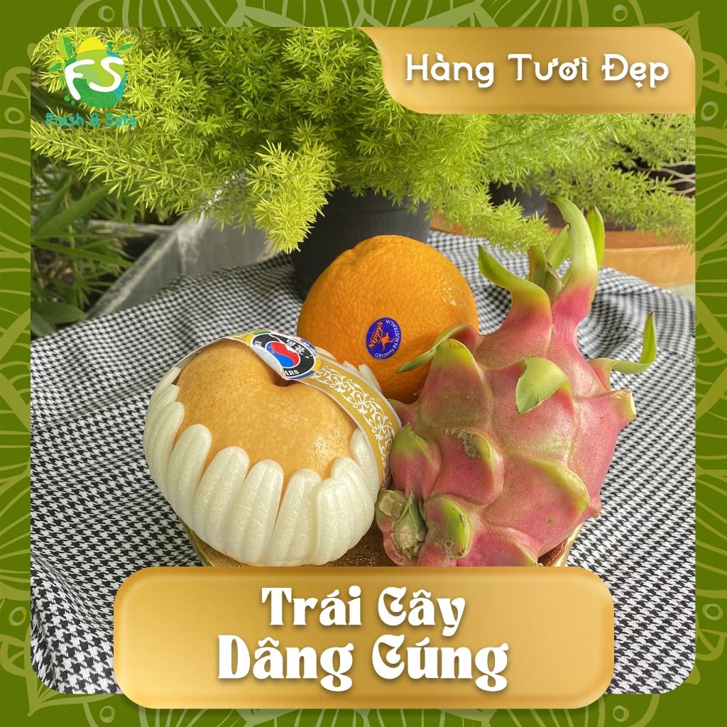  Trái Cây Cúng - Combo TAM LỘC (Hàng tươi đẹp) 