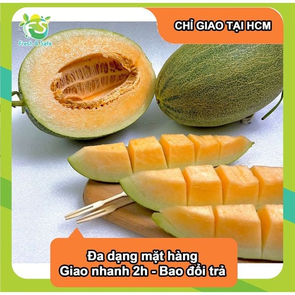 Dưa lưới dài Đài Loan - trái 1.5kg