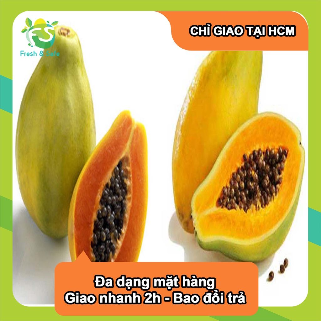  [Chỉ Giao HCM] Đu Đủ Vàng - trái 1.5kg 