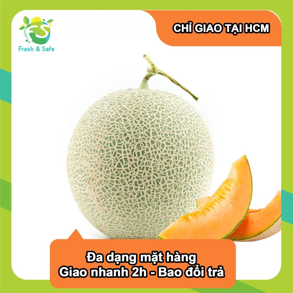  [Chỉ Giao HCM] Dưa Lưới Tròn - trái 1.3kg 