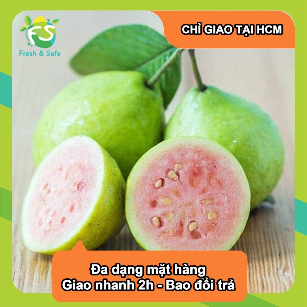  [Chỉ Giao HCM] Ổi Trân Châu Ruột Đỏ - 1kg 