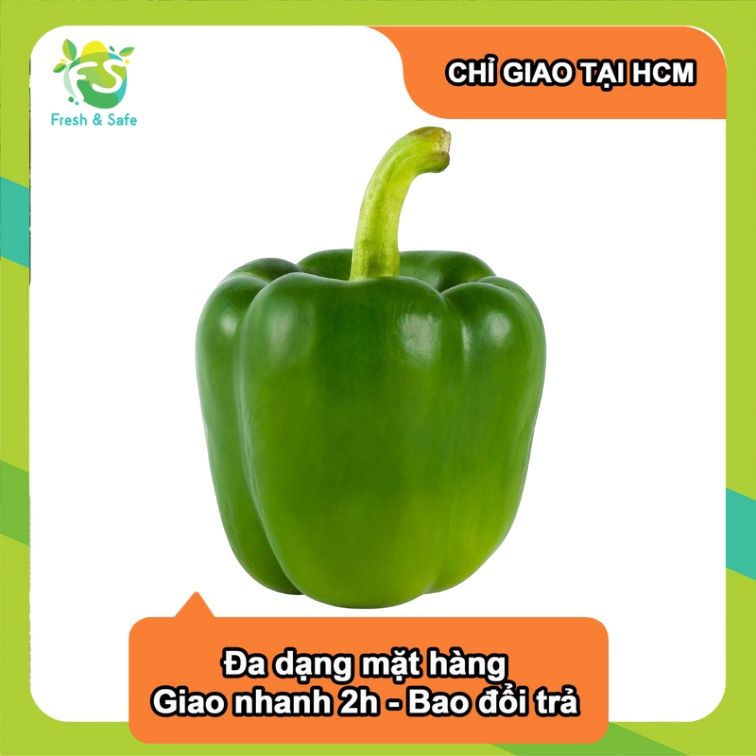  [Chỉ Giao HCM] Ớt Chuông Xanh - trái 150-200g 