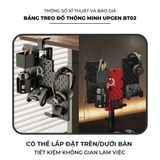  Bảng treo đồ pegboard UPGen BT02 Kim loại sơn tĩnh điện cao cấp, kẹp bàn xoay 360 