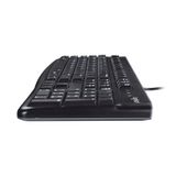  Bàn phím có dây Logitech K120 - Bền bỉ, chống tràn, kích thước đầy đủ có phím số - Bảo hành chính hãng 