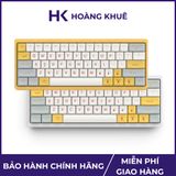  Bàn phím cơ Cidoo ABM641 Dual mode Mạch xuôi 5 Pin Switch Gateron G Pro Yellow 