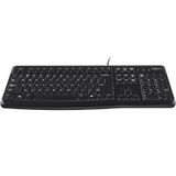  Bàn phím có dây Logitech K120 - Bền bỉ, chống tràn, kích thước đầy đủ có phím số - Bảo hành chính hãng 